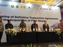 Terkuak! Segini Harga Saham Vale yang Dicaplok MIND ID