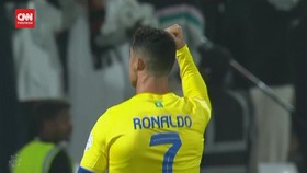 VIDEO: Ronaldo Cetak Gol, Al Nassr Menangi Drama 5 Gol