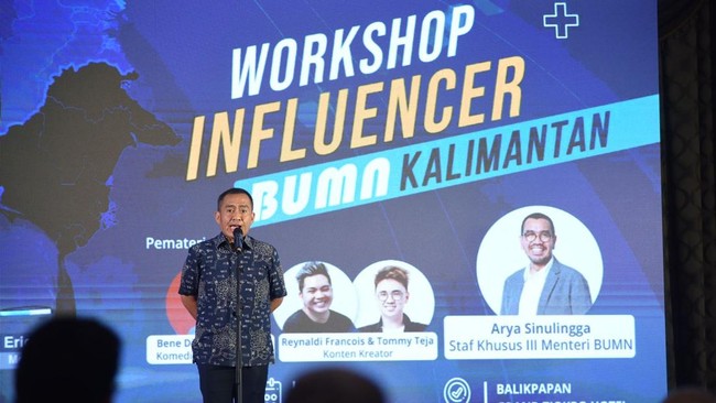 PT. Pertamina memberikan dukungan peningkatan kompetensi penggiat sosial media di lingkungan BUMN dengan turut berperan dalam program Workshop Influencer BUMN.
