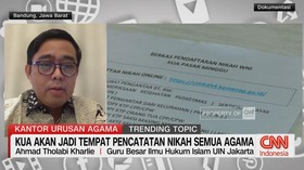 VIDEO: KUA Akan Jadi Tempat Pencatatan Nikah Semua Agama