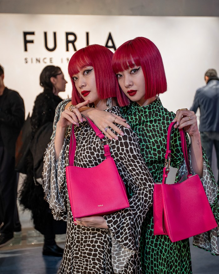 Furla Nuvola comes in a variety of colors, from soft colors such as gray, white, and artemisia, to bold and bright pinks.  (Photo: Gregory Mansella/Furla)