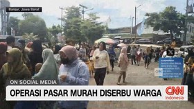 VIDEO: Warga Serbu Operasi Pasar Murah