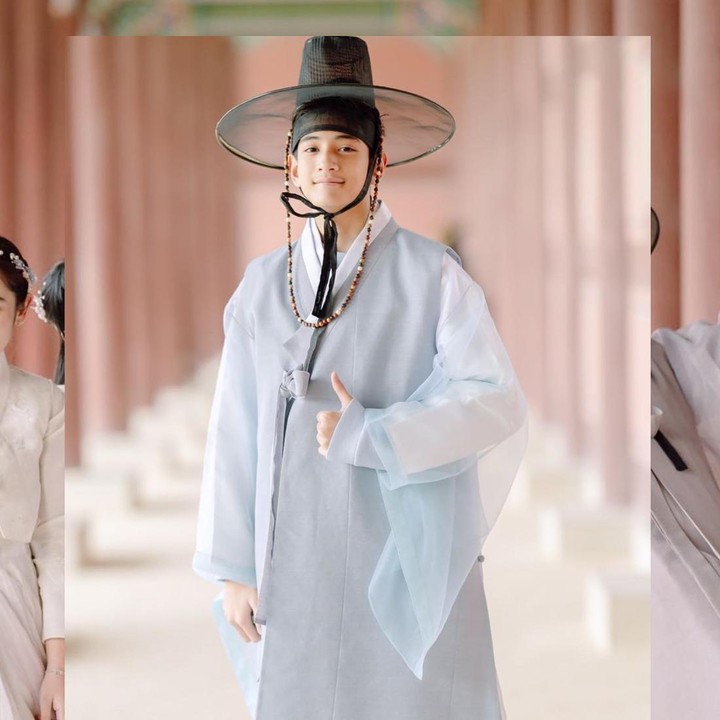 <p>Regas tumbuh menjadi remaja yang berparas tampan seperti sang Ayah. Tengok saja penampilannya saat berlibur mengenakan busana hanbok bak di drama Korea. (Foto: Instagram @hestipurwadinata)</p>