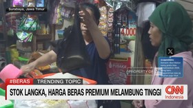 VIDEO: Stok Langka, Harga Beras Premium Melambung Tinggi