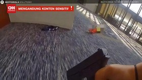VIDEO: Detik-detik Aksi Baku Tembak Polisi AS, Satu Orang Tewas