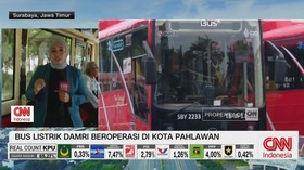 VIDEO: Bus Listrik Damri Beroperasi Di Kota Pahlawan
