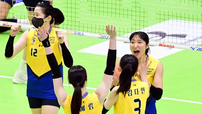 Hillstate lolos ke final Liga Voli Korea 2023/2024 usai tidak bertemu Red Sparks di babak playoff atau semifinal.