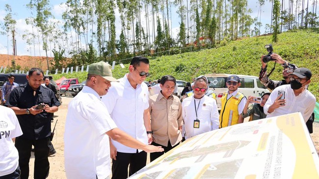Menteri ATR/BPN Agus Harimurti Yudhoyono berpesan soal pentingnya menjaga APBN saat perdana menginjakkan kaki di IKN Nusantara.