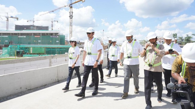 Menteri ATR/Kepala BPN AHY menyebut IKN merupakan mimpi besar Presiden Joko Widodo yang berupaya membangun pusat pemerintahan baru.