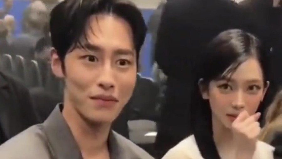 Potret kebersamaan Lee Jae Wook dan Karina aespa Potret kebersamaan Lee Jae Wook dan Karina aespa
