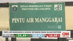 VIDEO: Pintu Air Manggarai & Waduk Setiabudi Siaga Hujan Ekstrem