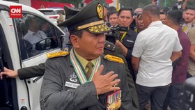 VIDEO: Jadi Jenderal Kehormatan, Prabowo: Ini Berat Ya