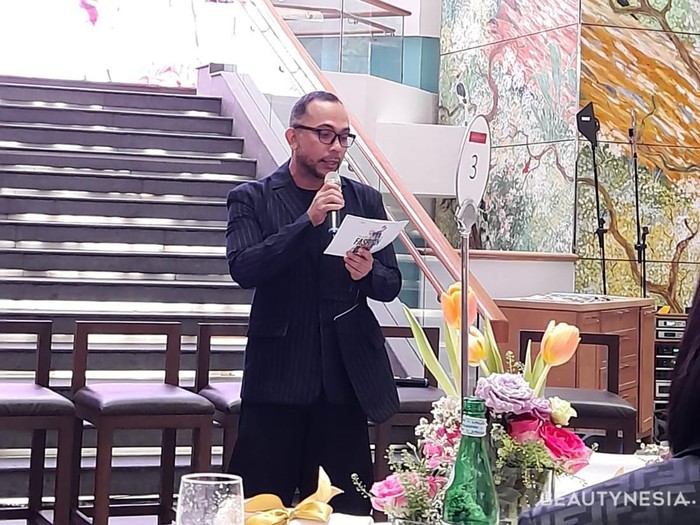 Zamri Mamat selaku Deputy Chief Marketing Officer Plaza Indonesia di press conference Plaza Indonesia Fashion Week 2024