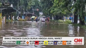 VIDEO: BMKG Prediksi Cuaca Buruk Hingga Awal Maret