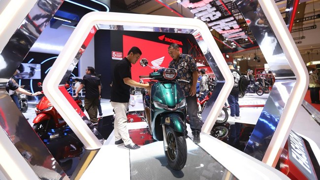 Honda mengklaim Stylo 160 mewakili lebih dari setengah penjualan seluruh motor Honda selama 11 hari pameran IIMS 2024.