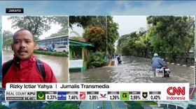 VIDEO: Hujan Deras Sejak Pagi, Jakarta Waspada Banjir