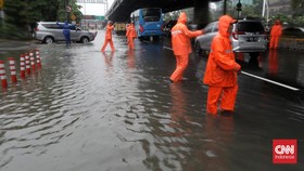 BPBD DKI: 38 Ruas Jalan dan 9 RT di Jakarta Terendam Banjir