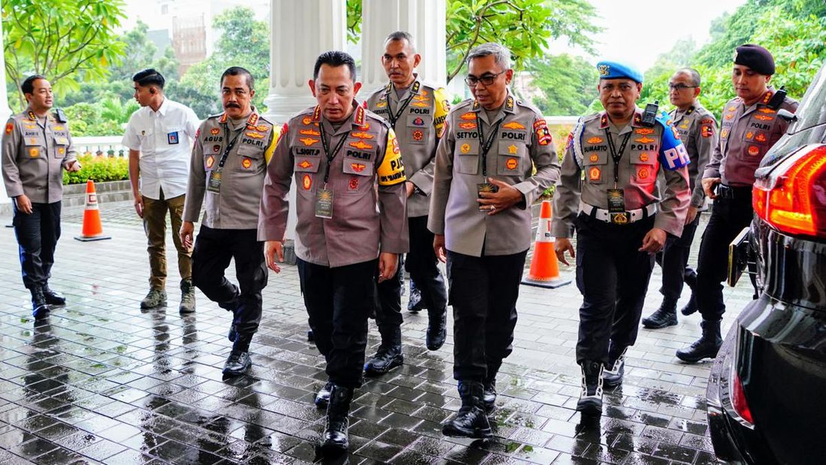 Kapolri Beber Poin-poin Arahan Prabowo saat Rapim TNI-Polri di Istana