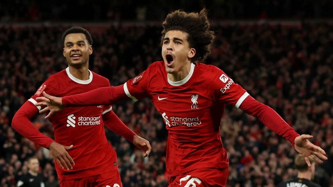 Liverpool melangkah ke babak perempat final Piala FA dengan memaksimalkan pemain-pemain muda.