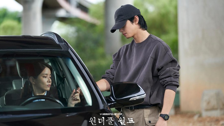 Cha Eun Woo di drama Korea Wonderful World Cha Eun Woo di drama Korea Wonderful World