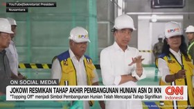 VIDEO: Jokowi Resmikan Tahap Akhir Pembangunan Hunian ASN di IKN