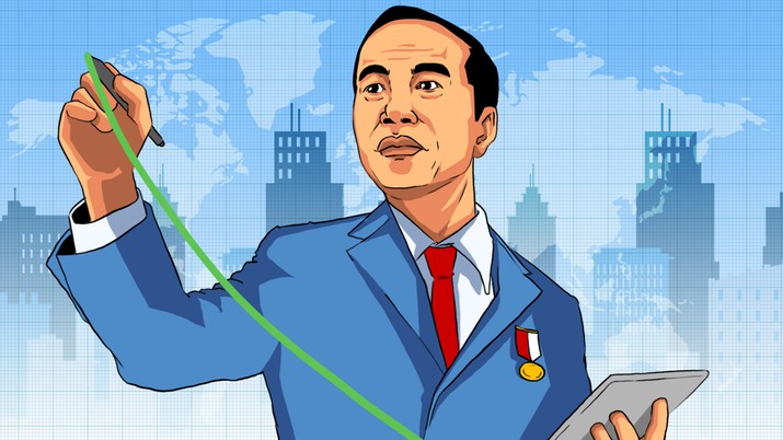 Foto: Infografis/Begini Perbandingan Ekonomi RI di Awal dan Akhir Masa Kerja Jokowi/Aristya rahadian