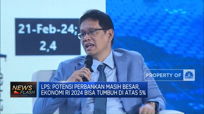 Potensi Perbankan Besar, Ekonomi RI 2024 Tumbuh di Atas 5%