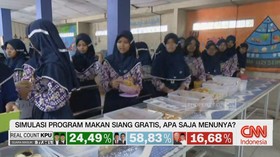 VIDOE: Simulasi Program Makan Siang Gratis, Apa Saja Menunya?