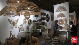 FOTO: Menelisik Mebel Khas Indonesia di Pameran IFEX 2024