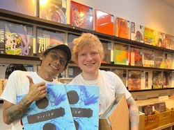 Mantap! Album Vinyl Ed Sheeran Ditawar hingga Jutaan Rupiah