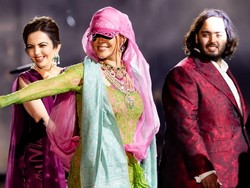 Segini Bayaran Rihanna yang Tampil di Pesta Pranikah Anak Orang Terkaya India
