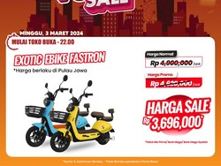 Beli Sepeda Listrik di Transmart Full Day Sale, Diskonnya Melimpah!
