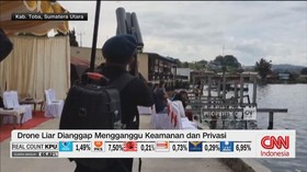 VIDEO: 8 Drone Langgar Aturan Terbang Brimob Polda Sumut Turunkan Paks