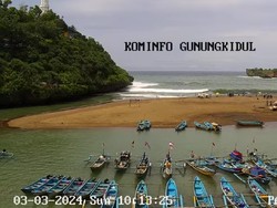 Waspada! Gelombang Laut di Pantai Selatan Gunungkidul Capai 3,5 Meter
