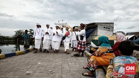 FOTO: Ritual Melasti Umat Hindu Sambut Hari Raya Nyepi