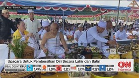 VIDEO: Jelang Nyepi, Umat Hindu Gelar Upacara Melasti