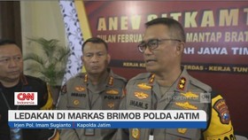 VIDEO:Kapolda Jatim: Tak Ada Korban Jiwa dari Ledakan di Asrama Brimob