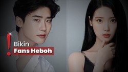 Pacar Suportif, Lee Jong Suk Terciduk Nonton Konser IU