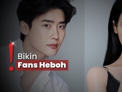 Pacar Suportif, Lee Jong Suk Terciduk Nonton Konser IU