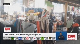 VIDEO: PKL Tanah Abang Kembali Dirazia Satpol PP