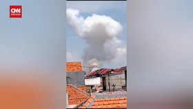 VIDEO: Saksi Dengar 2 Kali Ledakan di Mako Brimob Surabaya