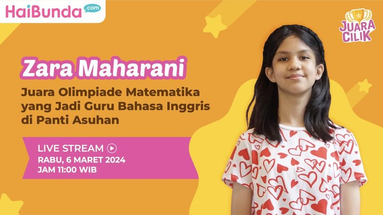 Zara Maharani Juara Cilik jago matematika