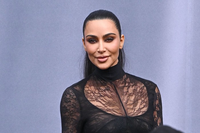 Kim Kardashian attends the Balenciaga Womenswear Fall/Winter 2024-2025 show as part of Paris Fashion Week on March 03, 2024 in Paris, France. (Photo by Stephane Cardinale - Corbis/Corbis via Getty Images)