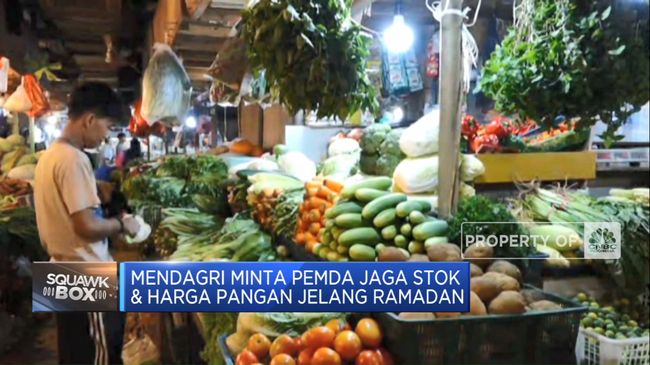 Mendagri Minta Pemda Jaga Stok & Harga Pangan Jelang Ramadan