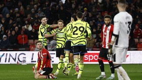 Hasil Liga Inggris: Beringas, Arsenal Bantai Sheffield 6-0