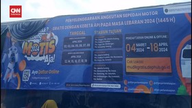 VIDEO: Posko Pendaftaran Mudik Gratis Sepeda Motor Diserbu Warga
