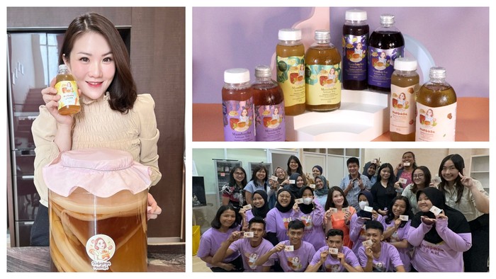 Anita Hartono membangun bisnis kombucha bersertifikasi halal, yaitu Mambucha, bersama karyawan yang 90%-nya didominasi oleh perempuan dan yatim piatu.