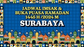 INFOGRAFIS: Jadwal Imsakiyah & Buka Puasa Ramadan 1445 H/2024 Surabaya