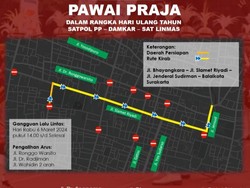 Ada Pawai Praja, Jl Bhayangkara-Slamet Riyadi-Balkot Solo Dialihkan Siang Ini