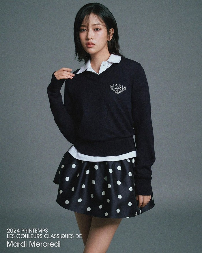 Pihak Mardi Mecredi juga merasa Ahn Yu Jin sangat cocok untuk merepresentasikan gaya pakaian brand karena sinergi positifnya yang diharapkan akan semakin berkembang aktif secara global di kalangan muda./ Foto: instagram.com/mardi_mecredi_official